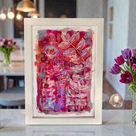 Original Hand Painted Art: The Dawn Blooming