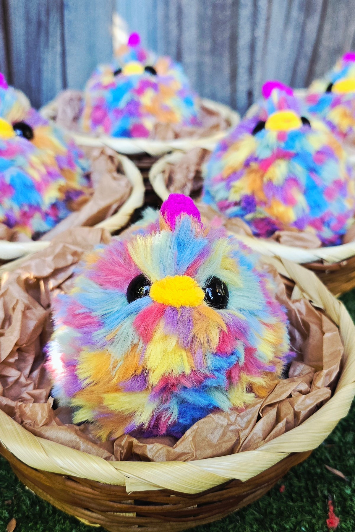 Rainbow Sprinkles (Crochet Chicken)
