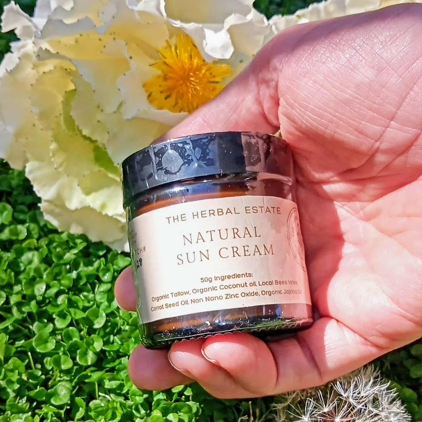 Natural Non-Nano Zinc Sun Cream: Nappy Barrier Cream 10g-50g