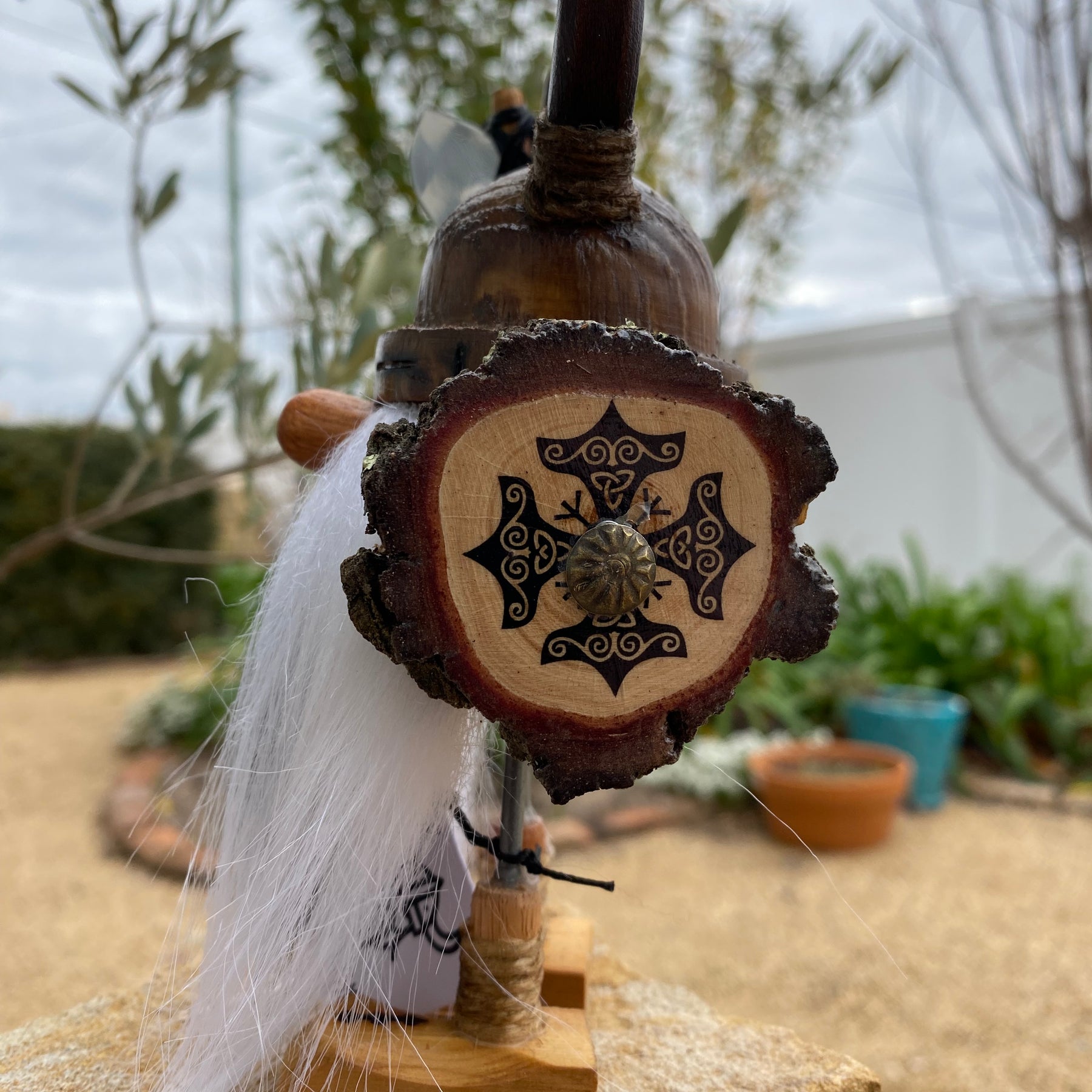 White and Black Beard Viking