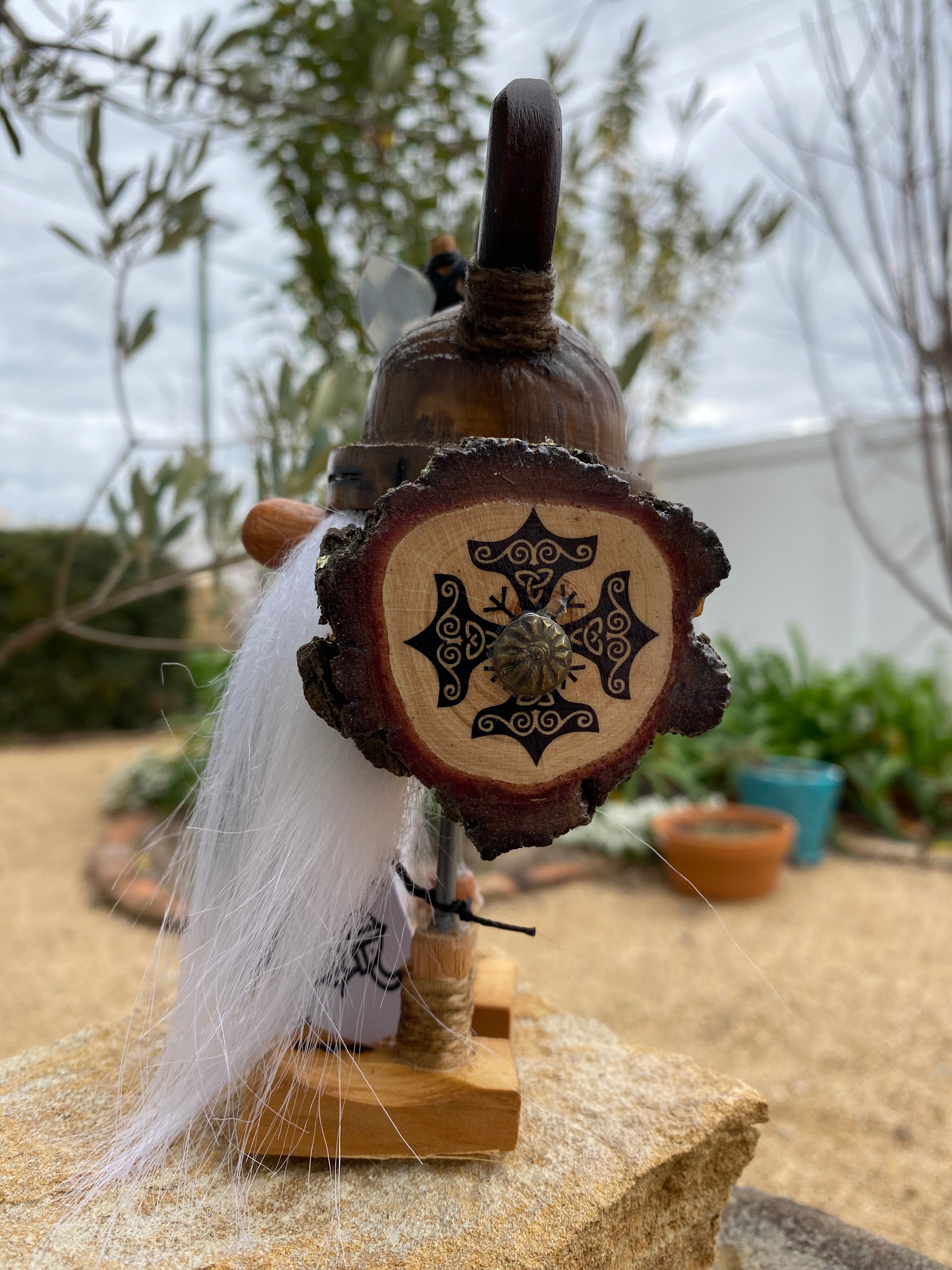White and Black Beard Viking
