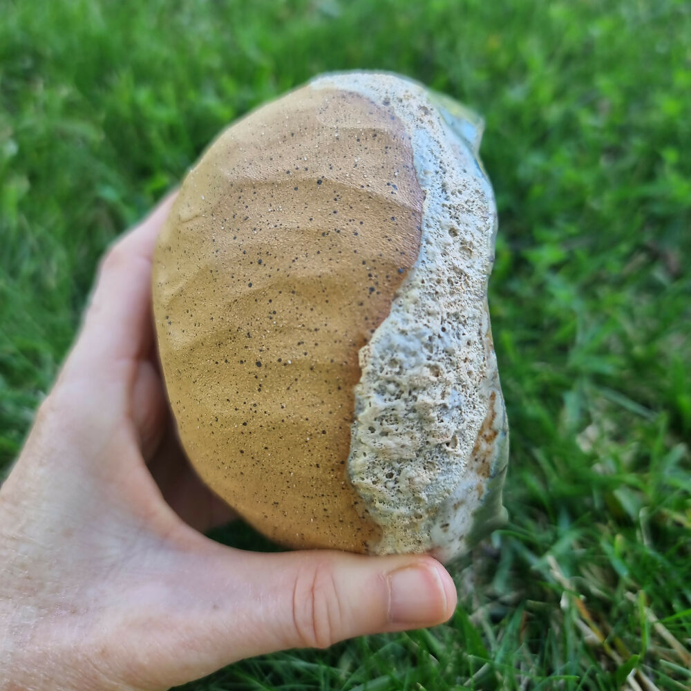 Textured clay bowl