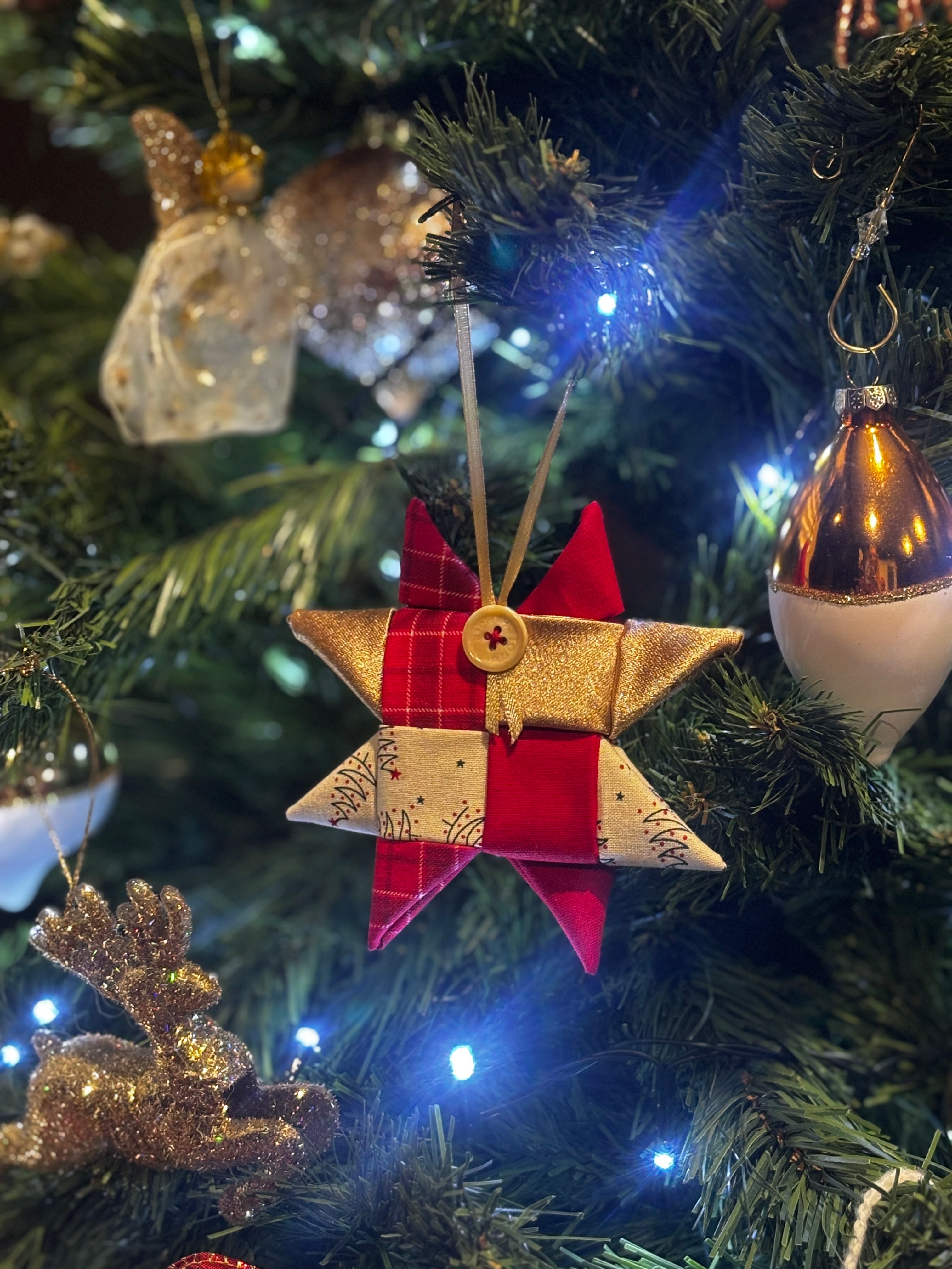 Christmas Origami Star decorations