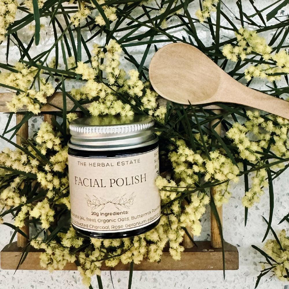 Organic Face Care Gift Set: Whipped Tallow Balm, Herbal Toner & Facial Polish. Christmas