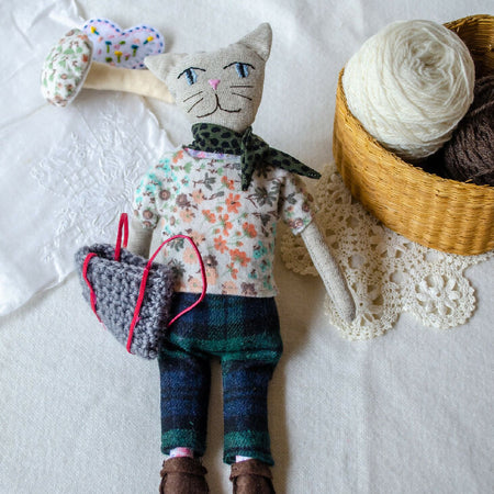 Furr-ever friend - Bernadette, Nature-Loving Explorer - One-of-a-Kind Soft Toy for Outdoor Adventurers