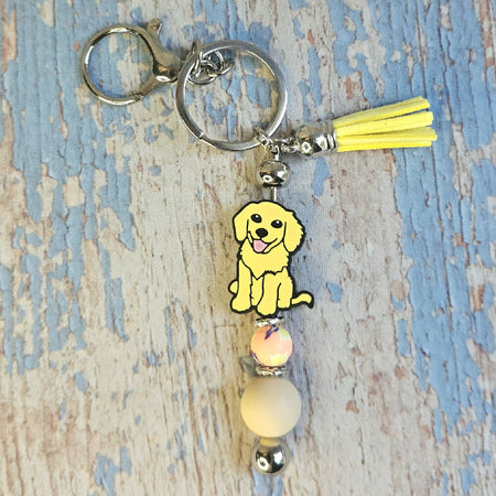 Dog Beaded Keychains