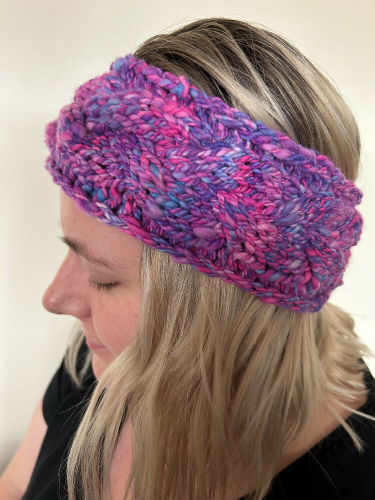 Bubblegum Rush Hand Knitted Headband