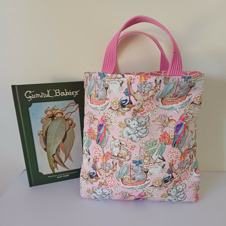 MAY GIBBS -CHILDRENS BAG - WATER RESISTANT LINING - 25CM X 30CM