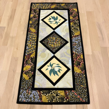 handmade Australian native quilted - flowering gum