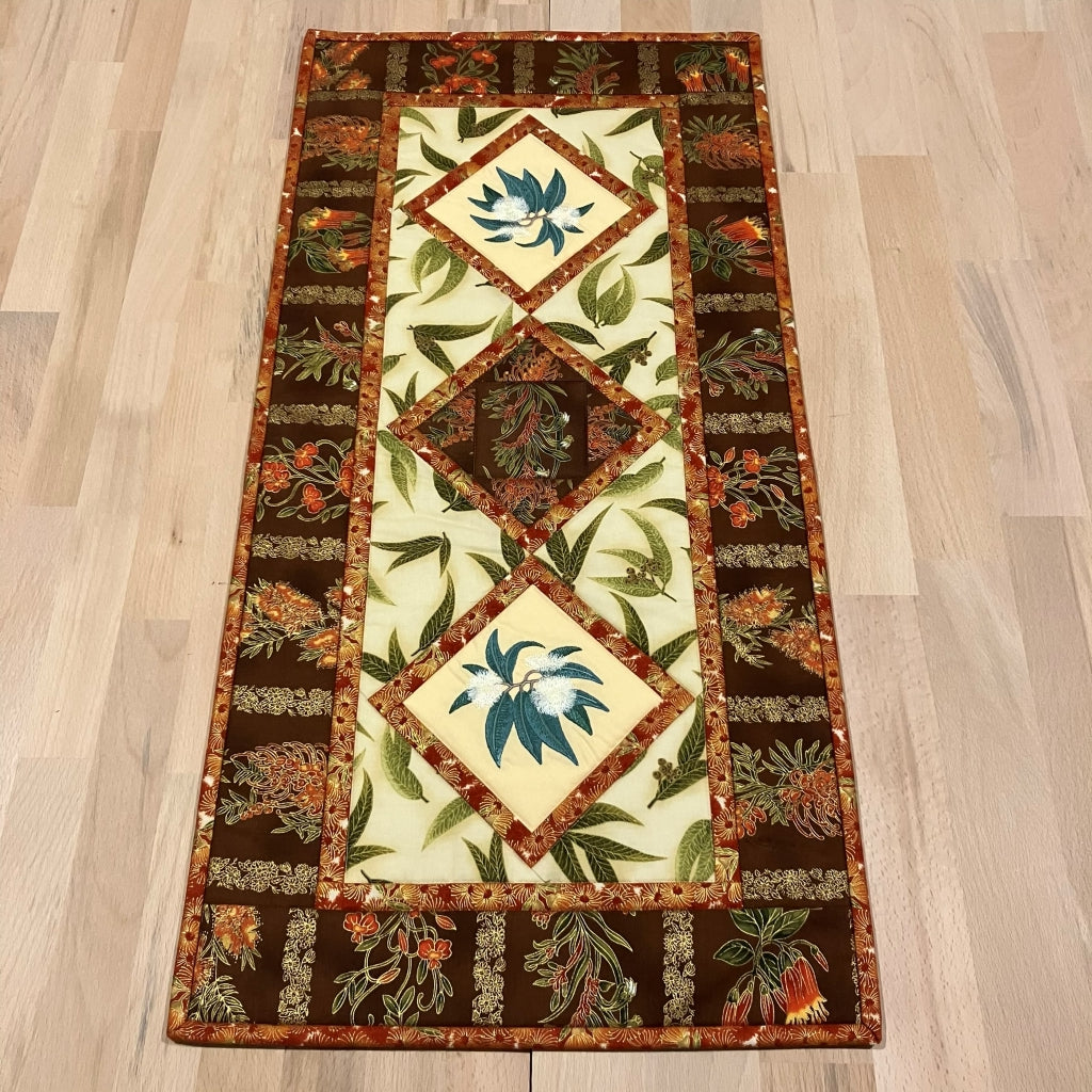 handmade Australian native quilted - flowering gum