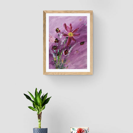 'Light In The Bloom' - Original Artwork on Watercolour Paper 13x18cm