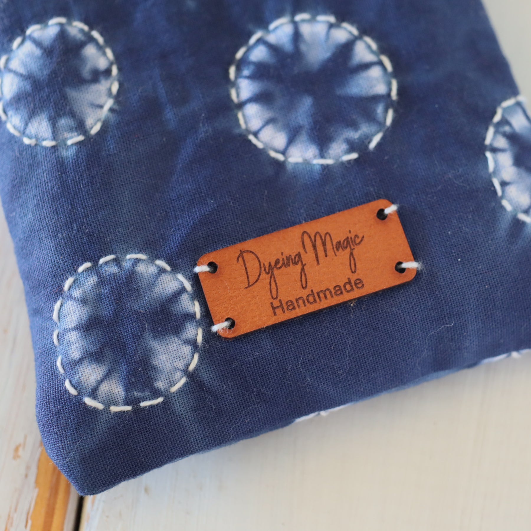 Tie Dyed glasses pouches, Shibori Tie Dyed, glasses cases.