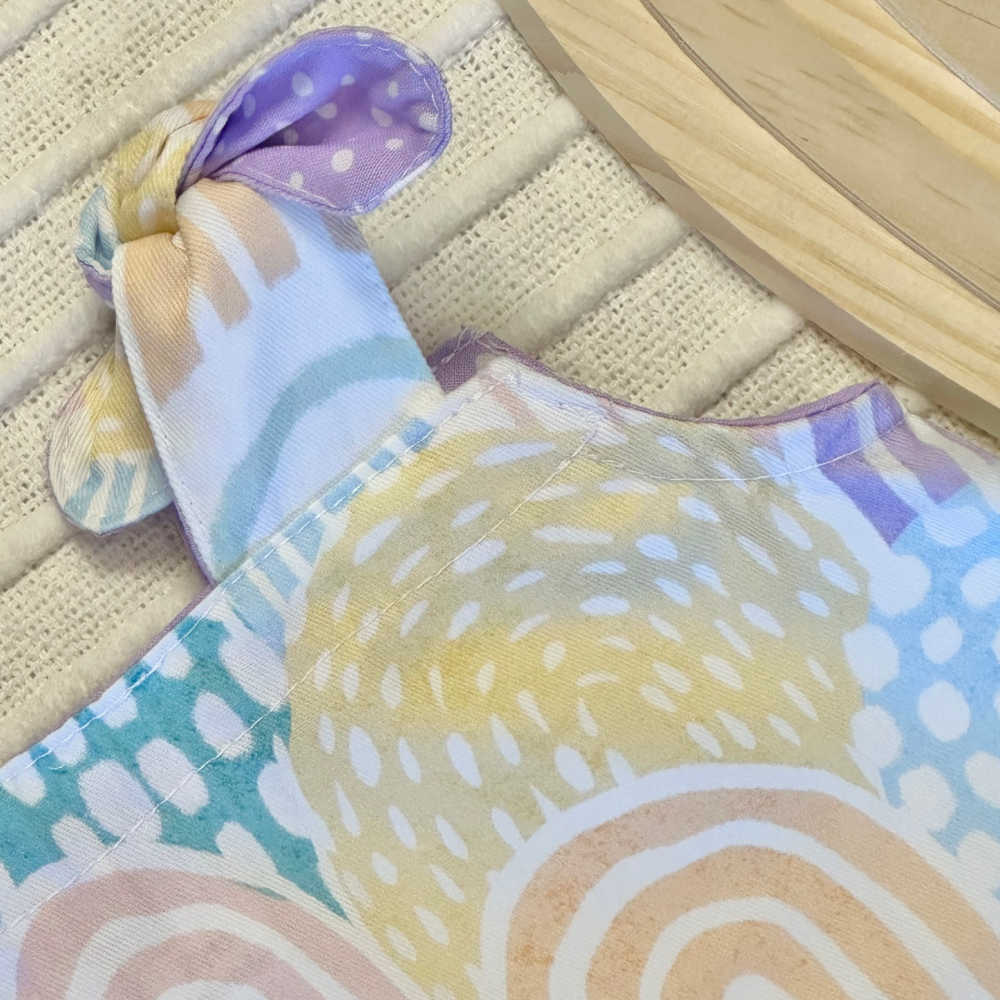 Girls Size 2 Rainbow Dress - Pastels