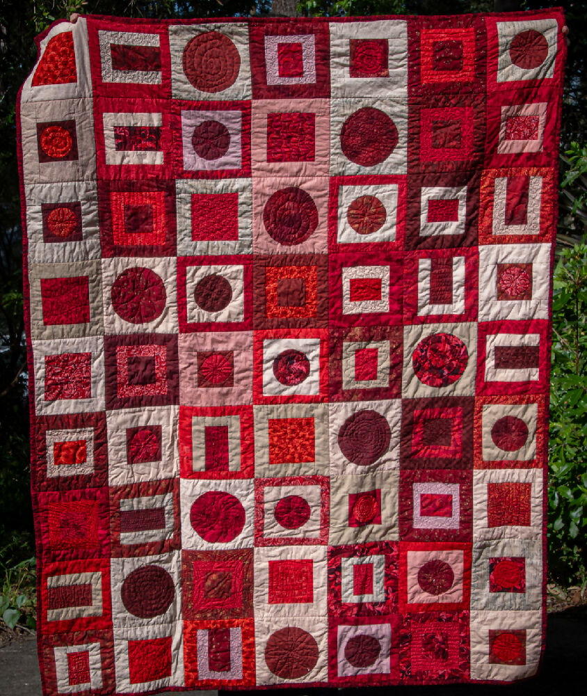 Red Boxes Quilt