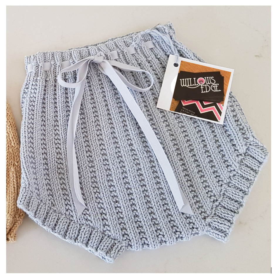 Handknitted Heirloom Toddler Bloomers in 100% Natural Yarn Sz 2-3 yrs