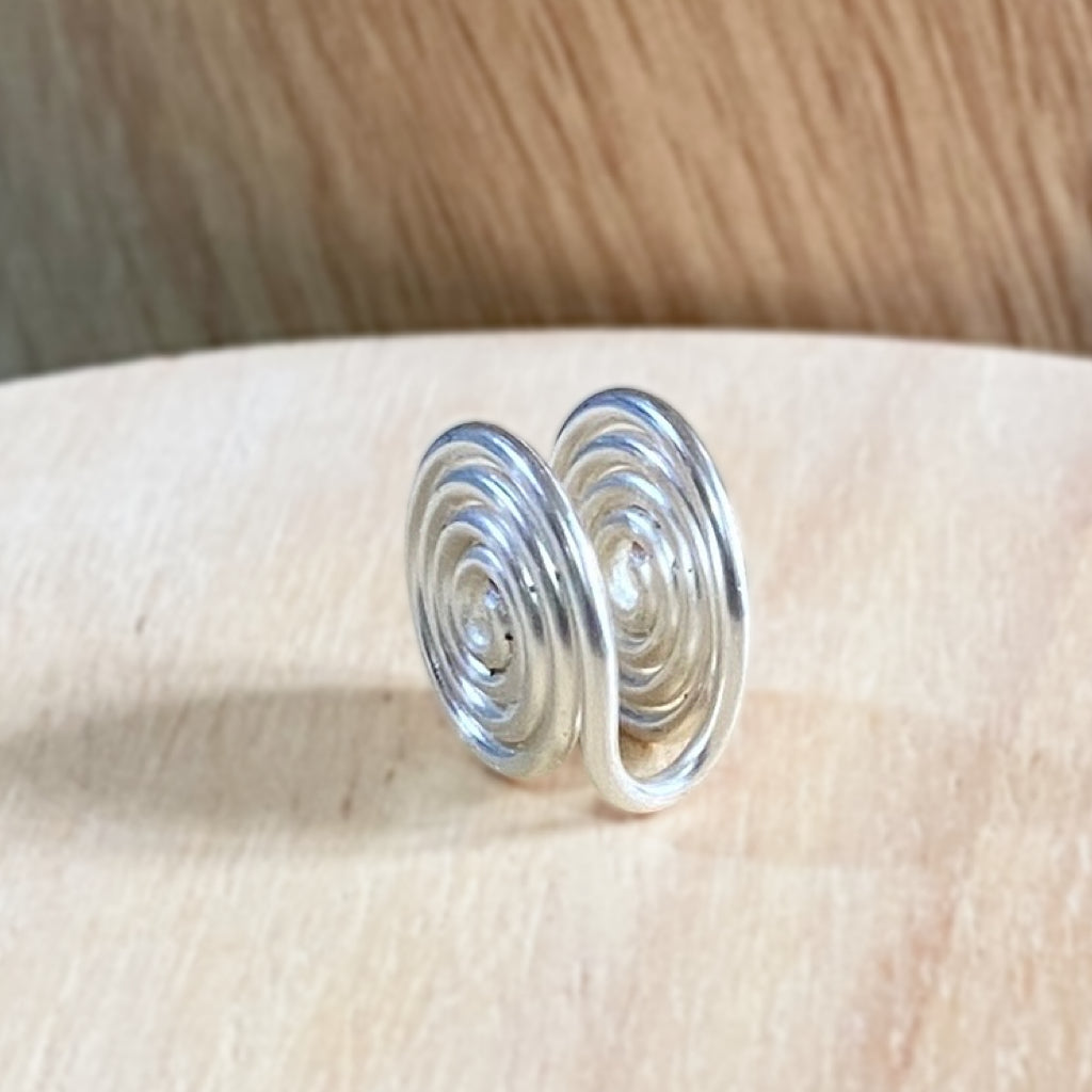 Spiral ear cuff | gold silver copper rose titanium & more | Clip on Compression | 3 sizes