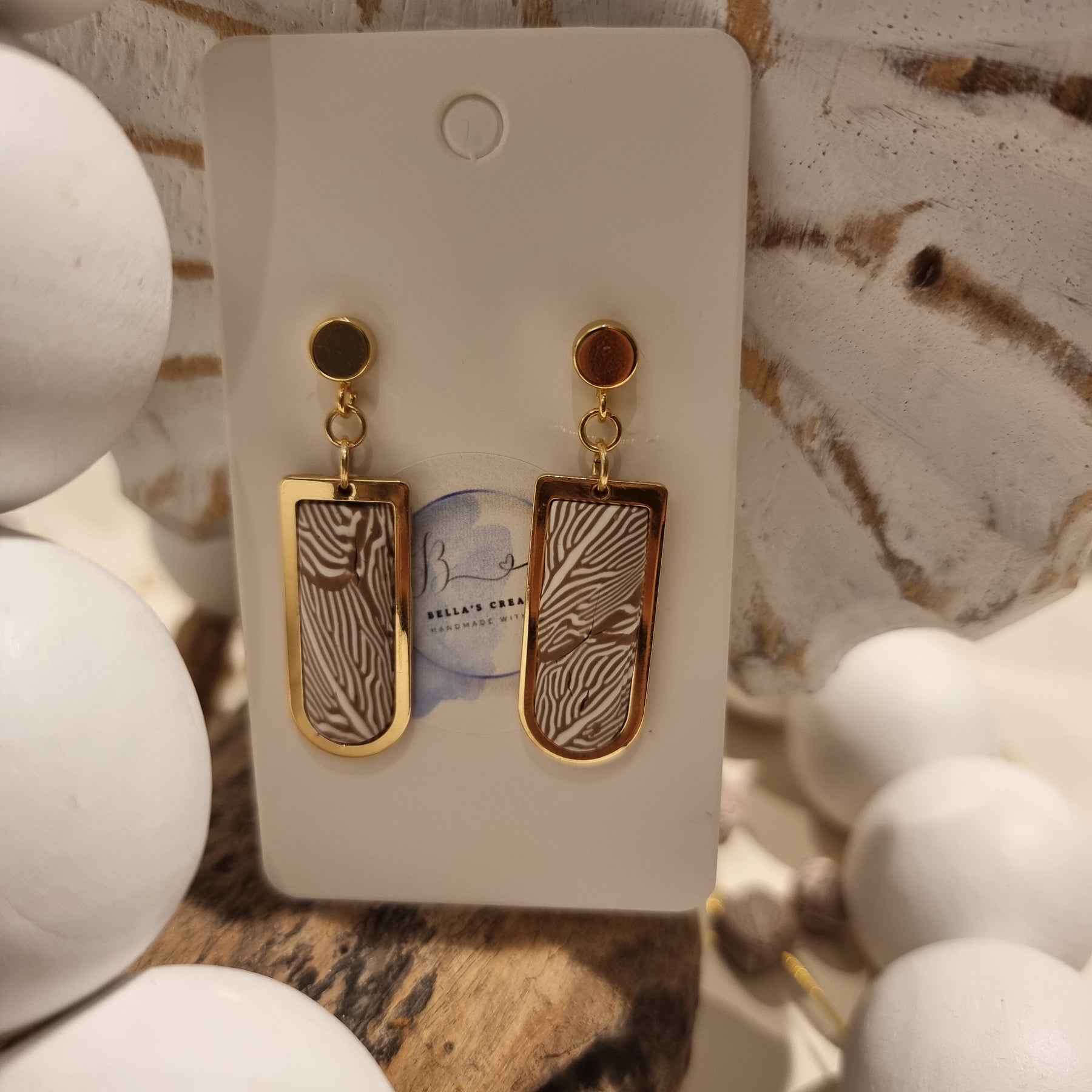 Golden Safari Dangles - Medium
