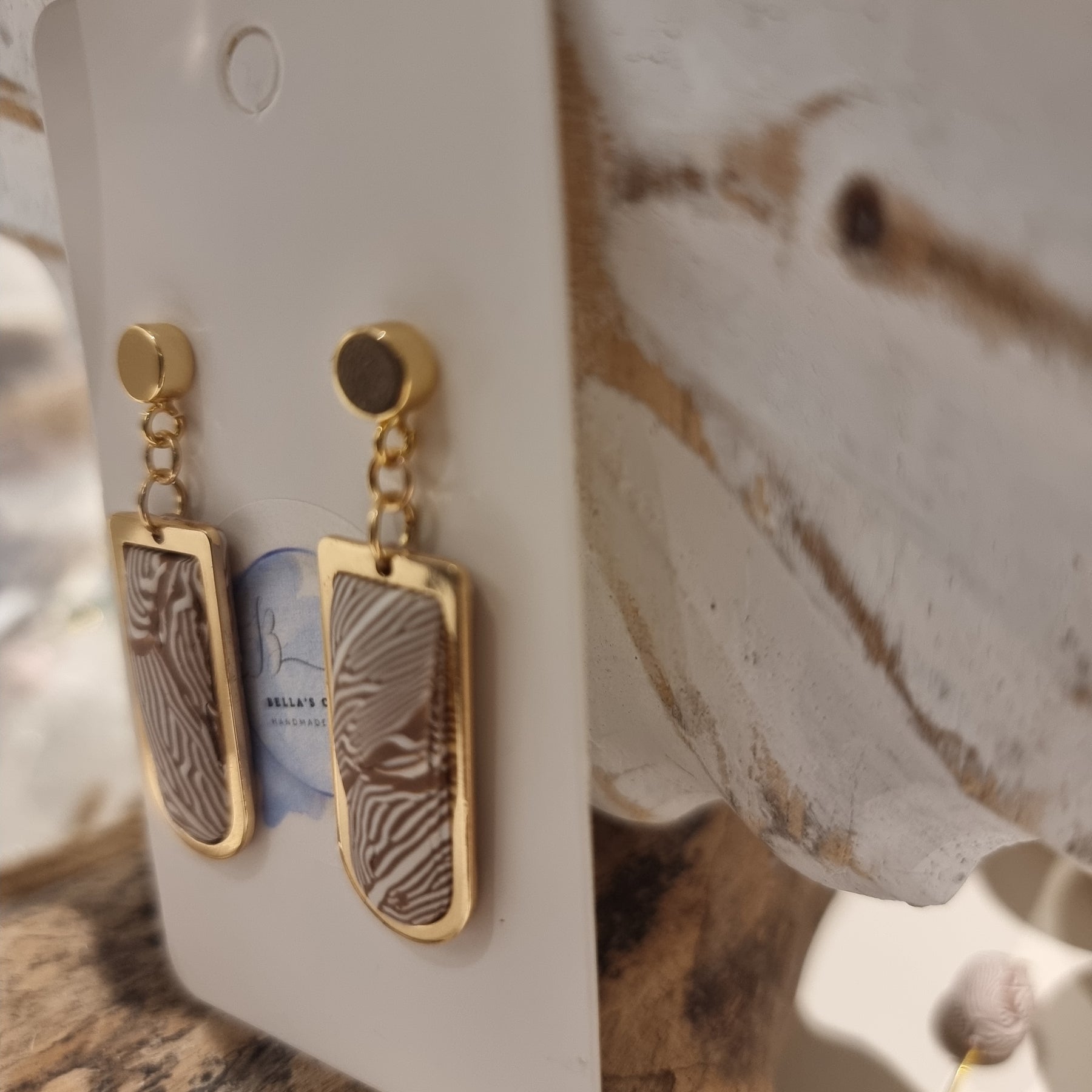 Golden Safari Dangles - Medium