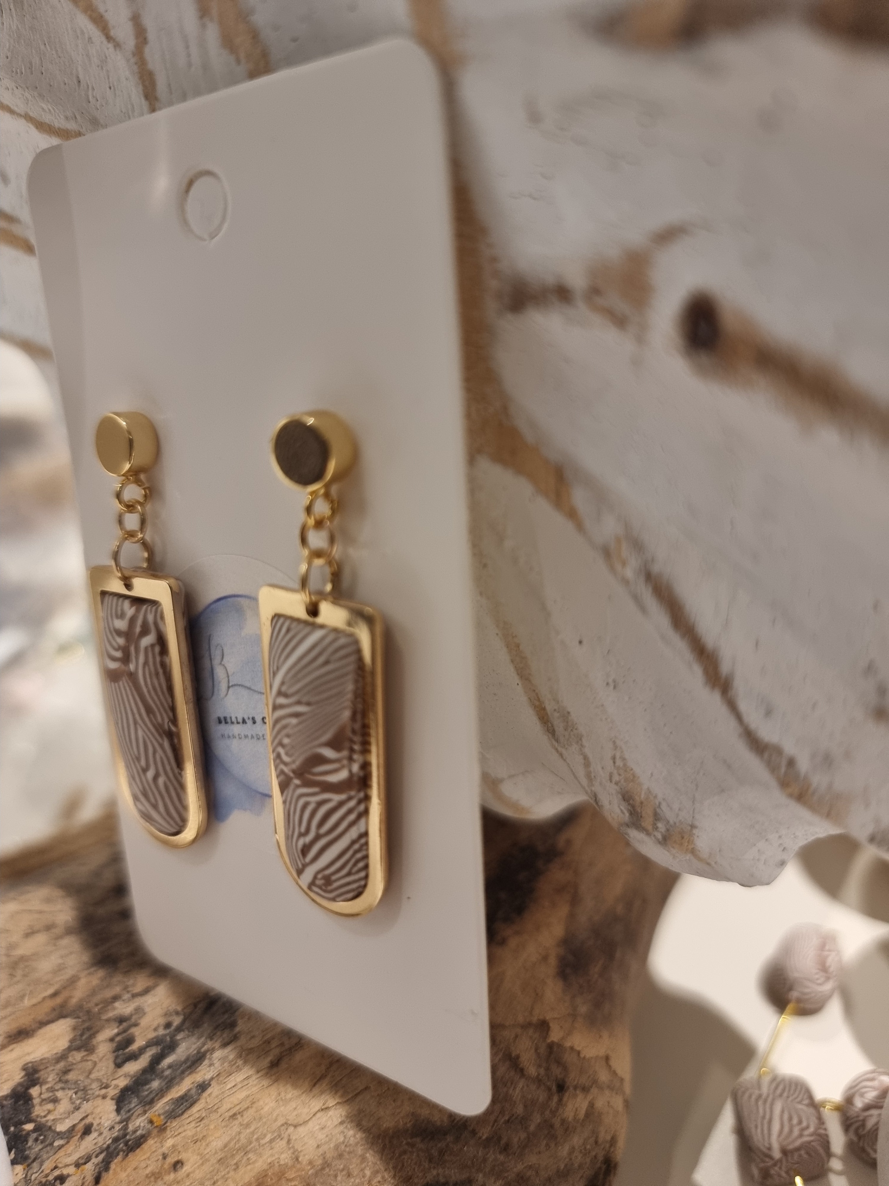 Golden Safari Dangles - Medium