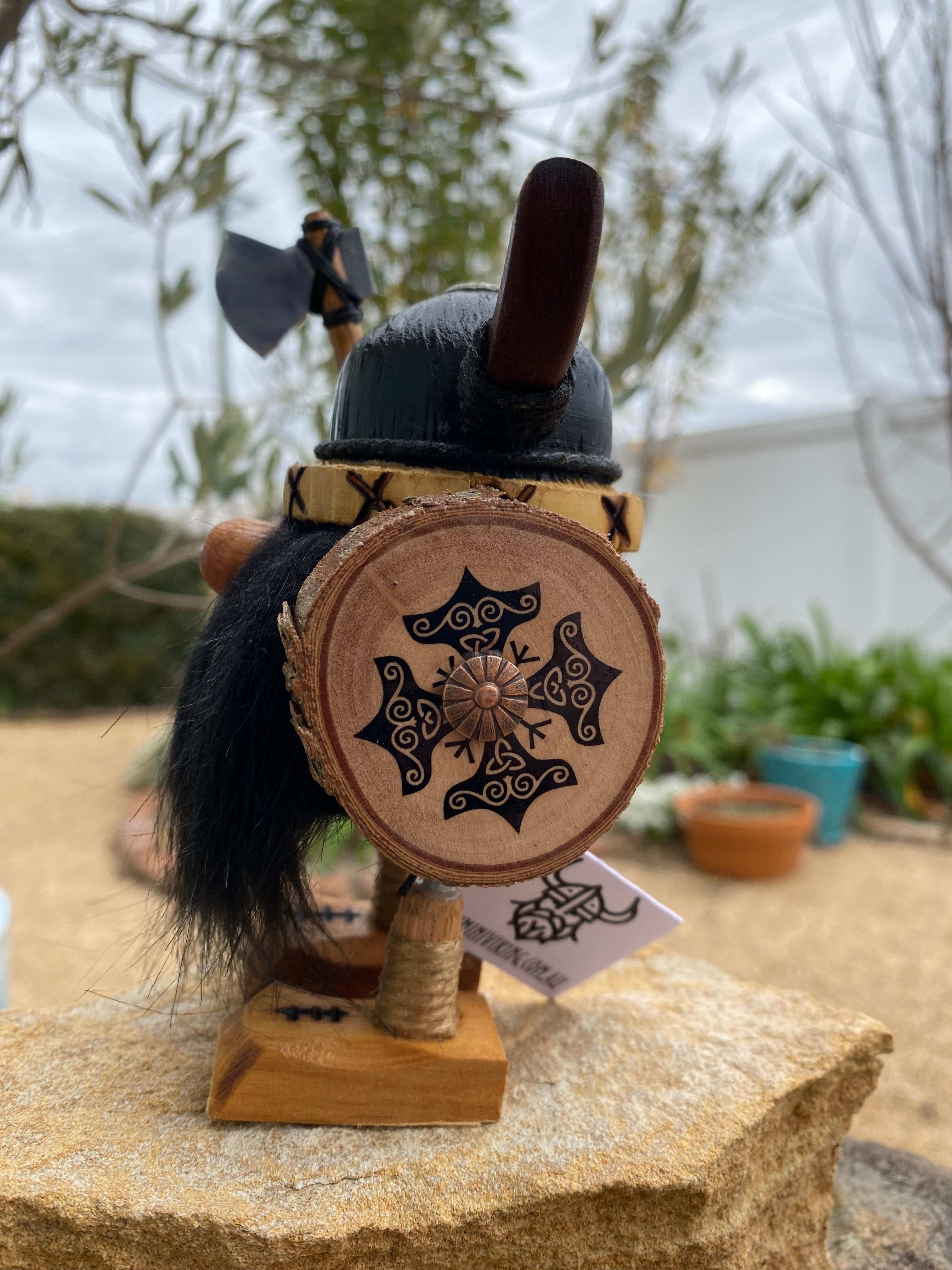 Black Helmet Viking