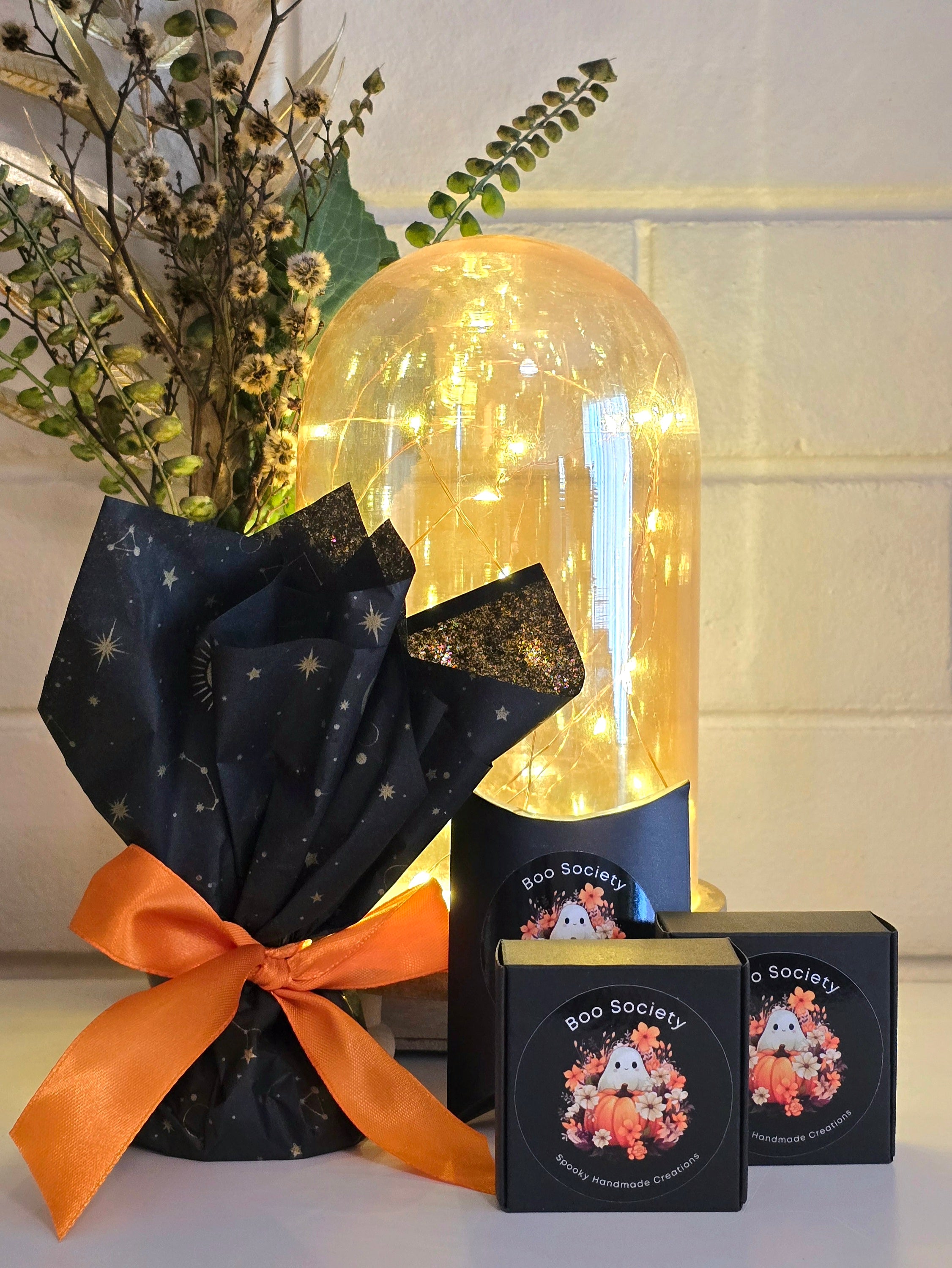 Glow-in-Dark Ghost Magnet | Mini Halloween Frame
