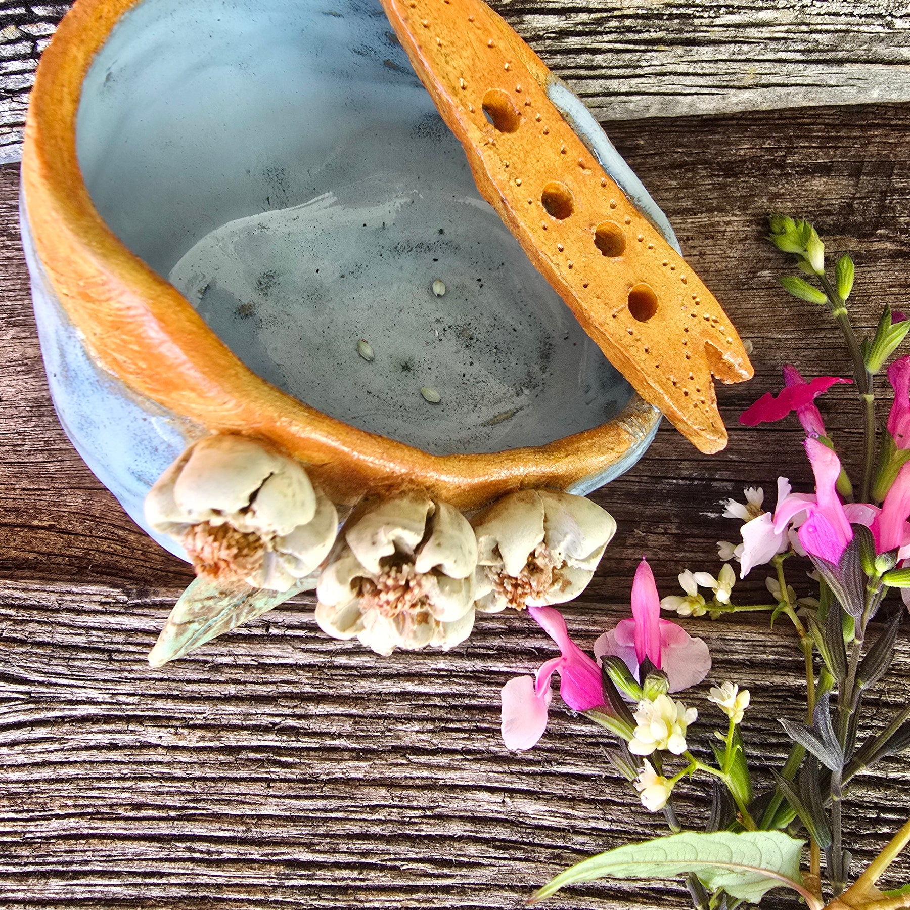 Gorgeous floral vase bowl