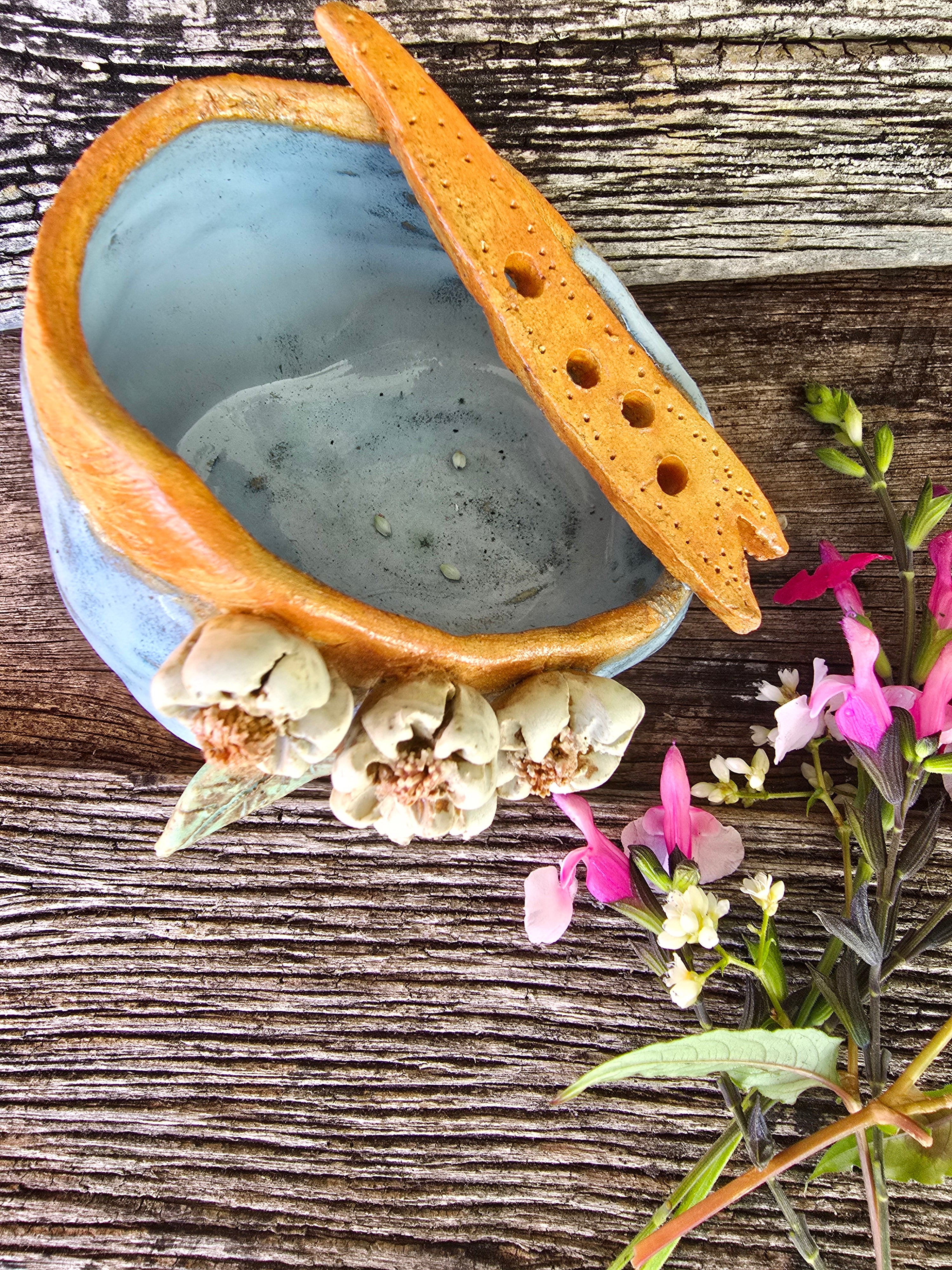 Gorgeous floral vase bowl