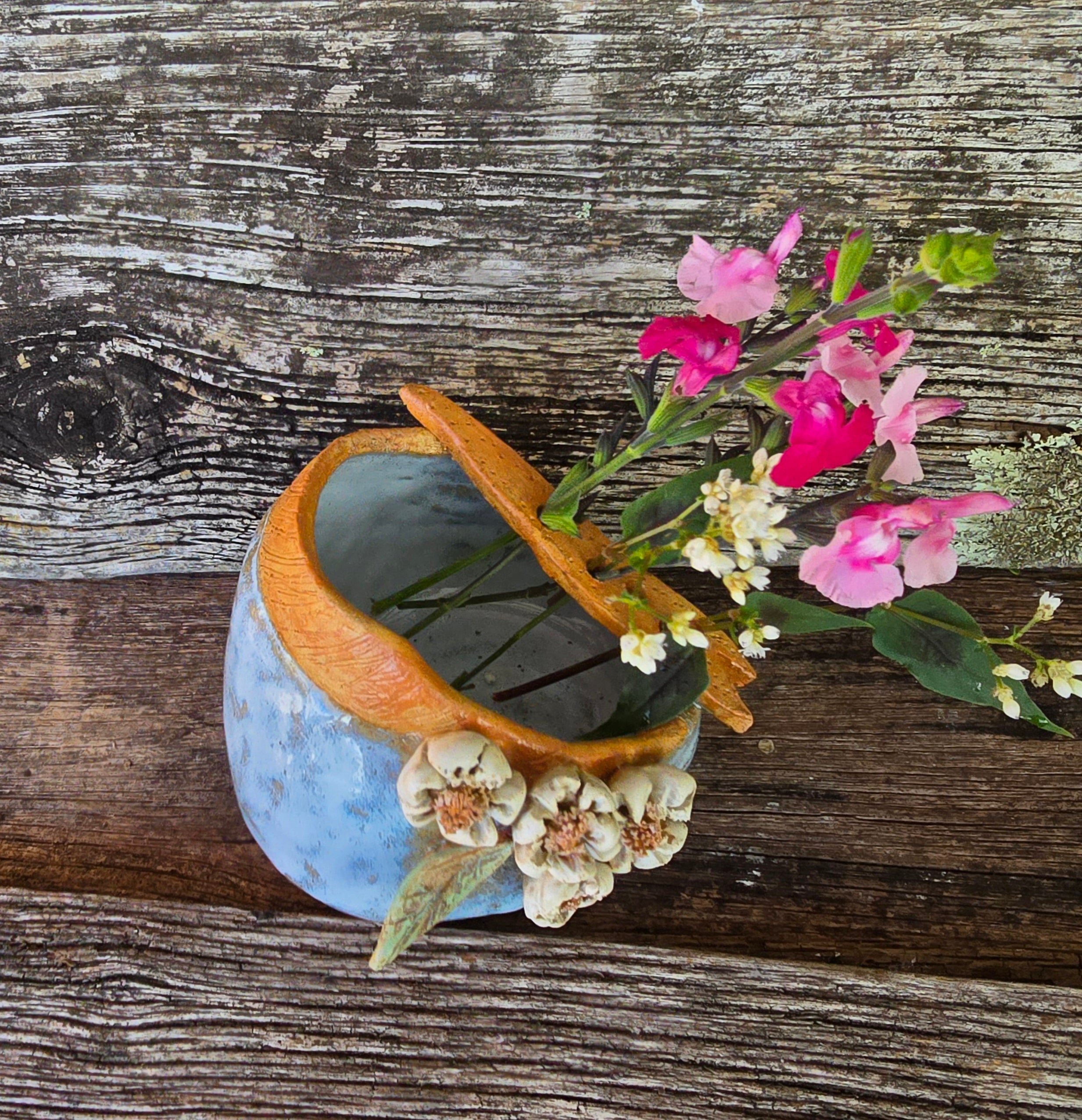 Gorgeous floral vase bowl
