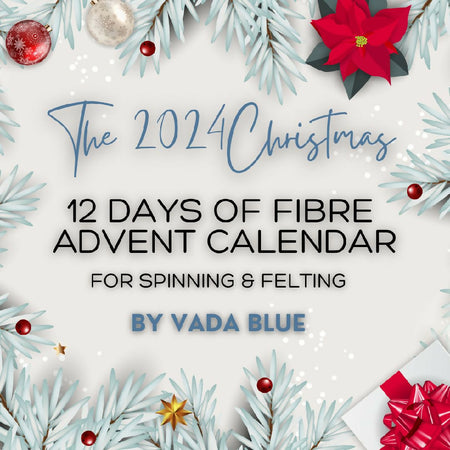 Fibre Advent Calendar for Spinning and Felting