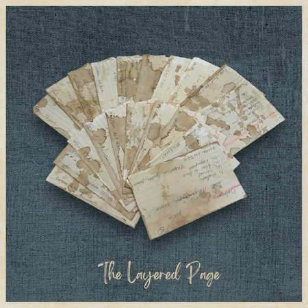 20 Unique Handwritten Aged Index Cards – Vintage Ephemera for Junk Journals & Papercrafts