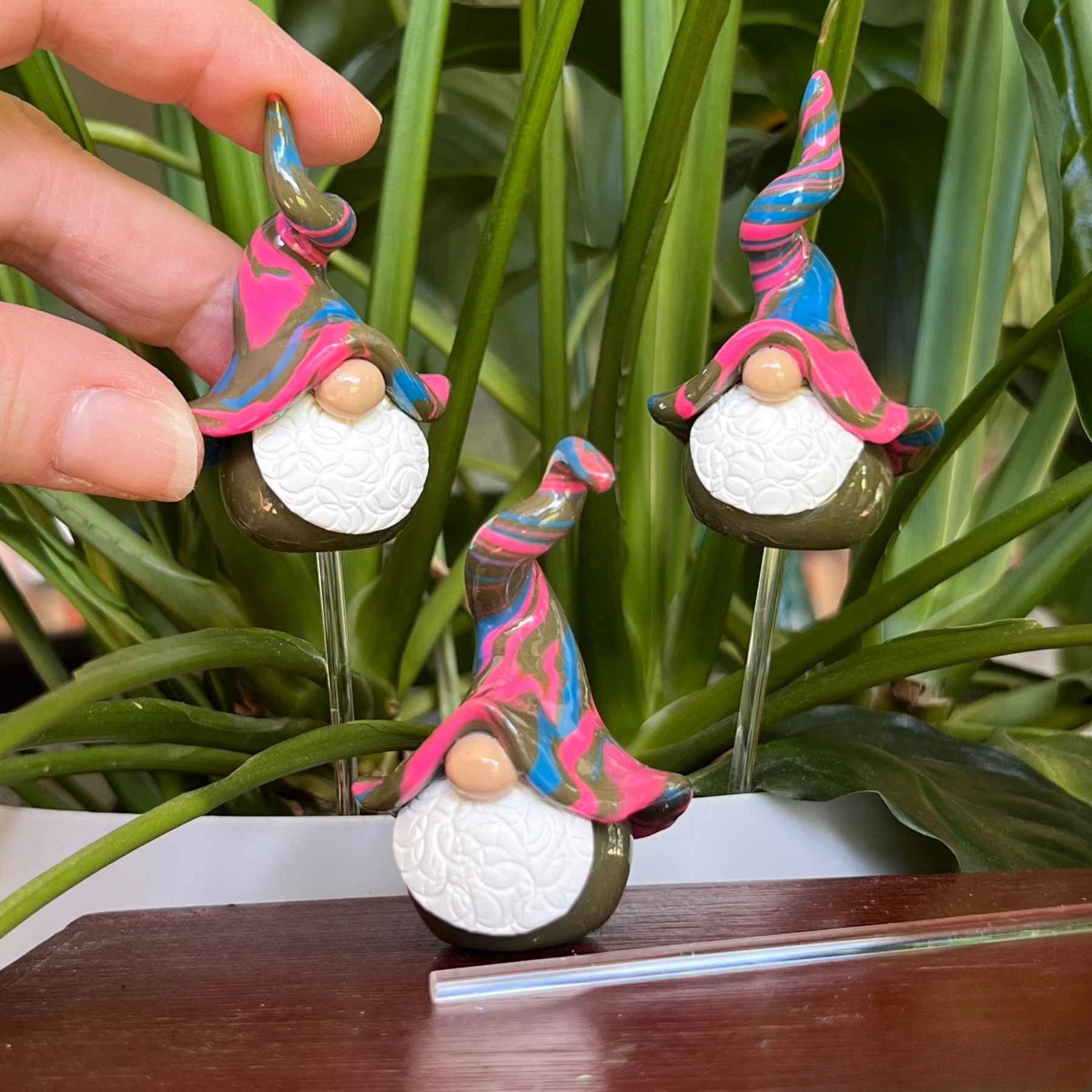 Whimsical gnome trio - Eban, Hakan & Radar