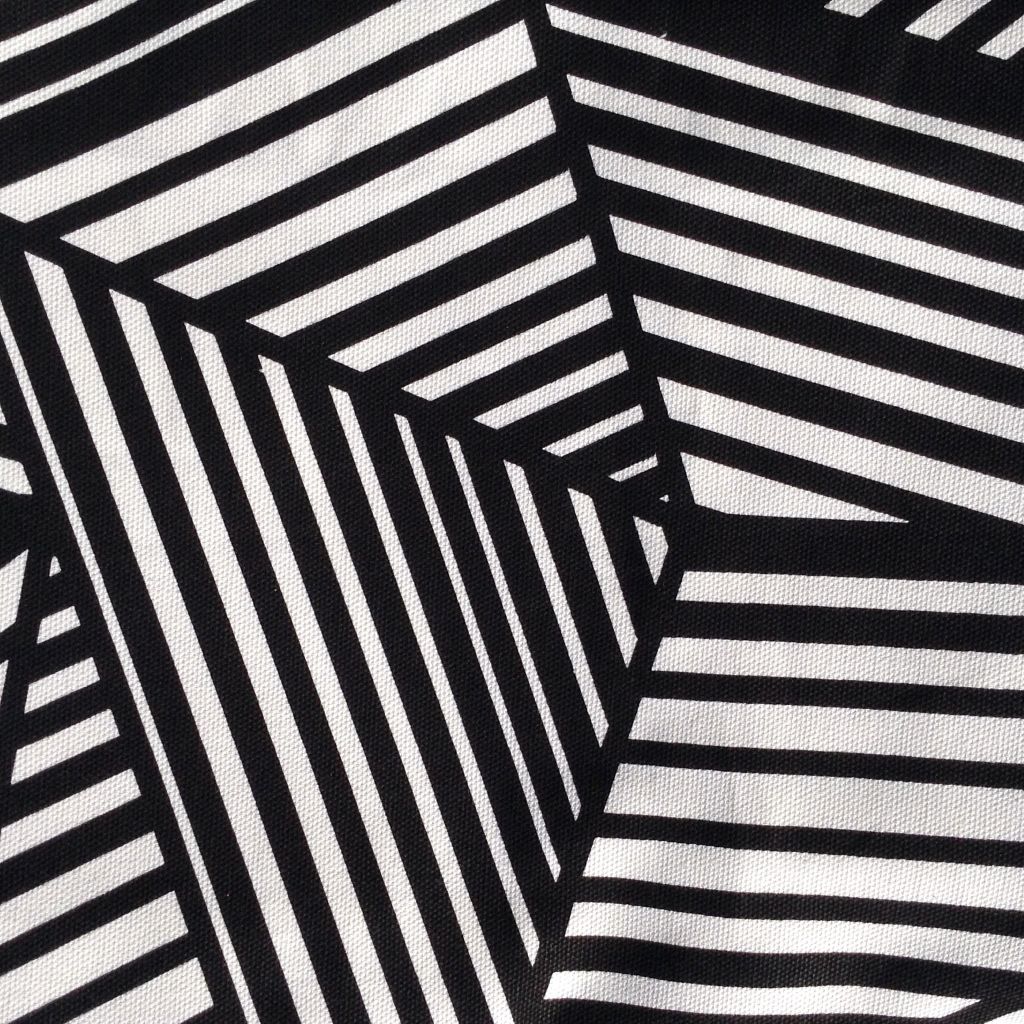 Abstract cushion cover- Black and white modern design