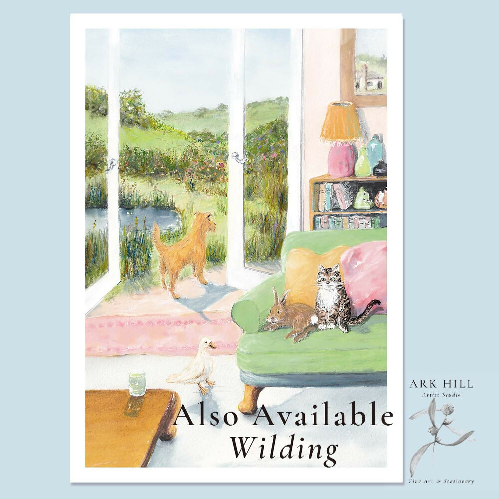 Wilding - A cozy home interior - Fine Art Print by Kathleen Quinert at Ark Hill Studio in South Gippsland