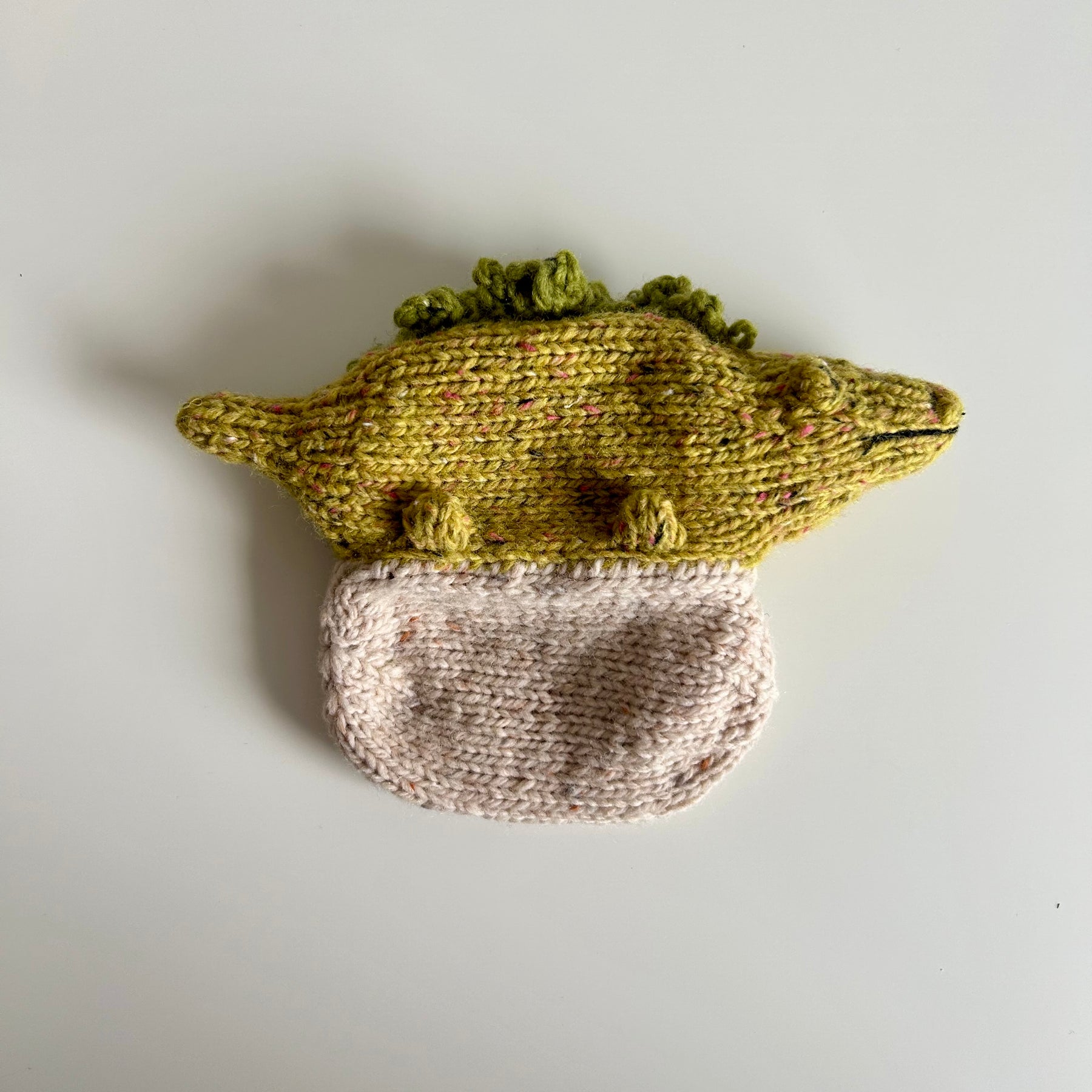 Hatching Crocodile Surprise Toy | Hand Knitted | Merino Wool | Ready to Ship