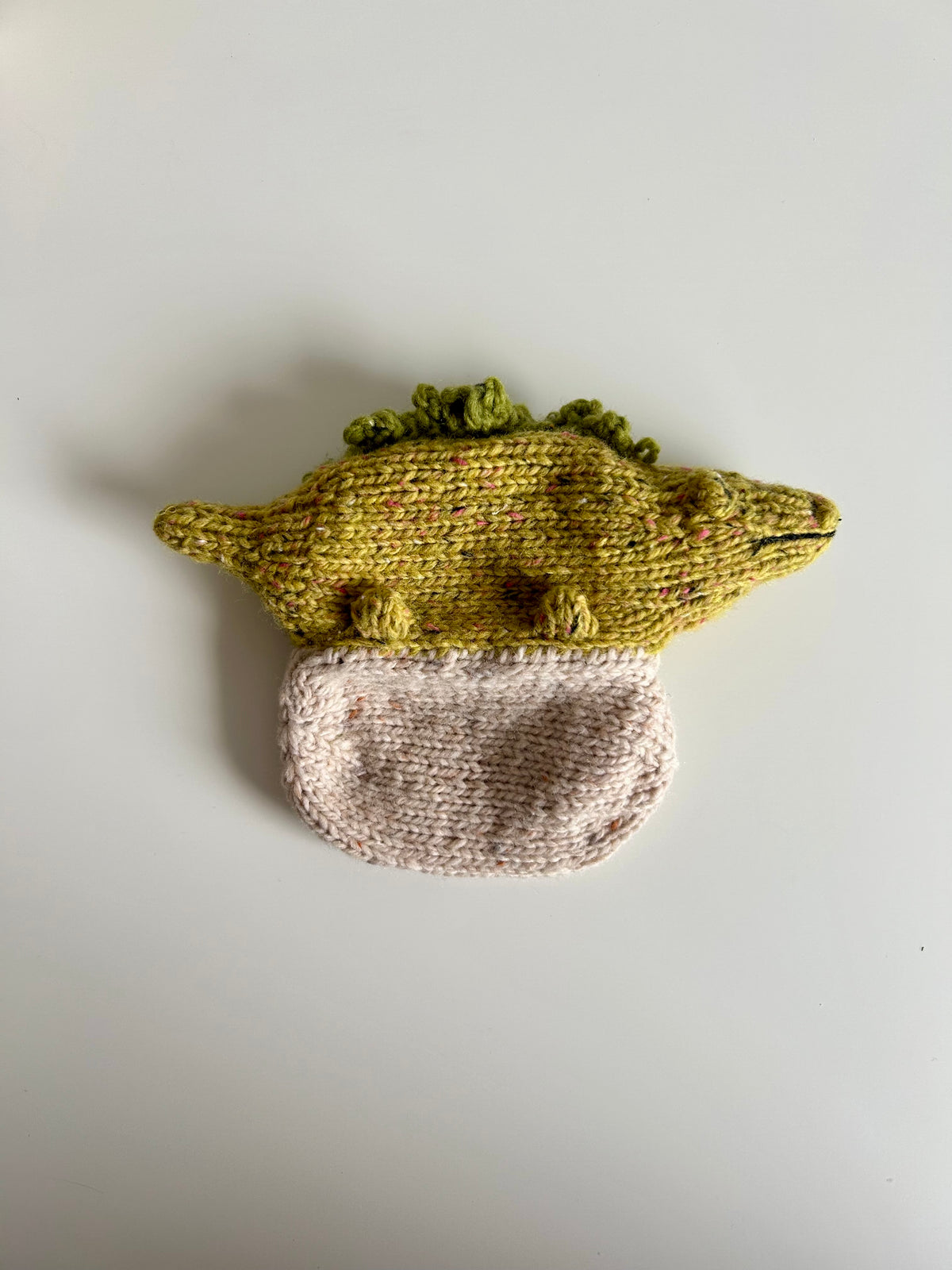 Hatching Crocodile Surprise Toy | Hand Knitted | Merino Wool | Ready to Ship