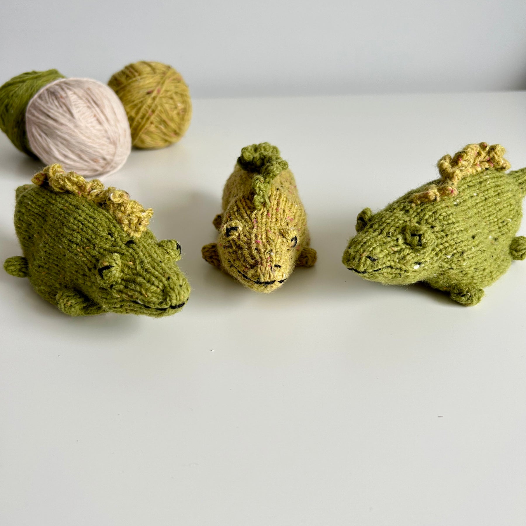Hatching Crocodile Surprise Toy | Hand Knitted | Merino Wool | Ready to Ship