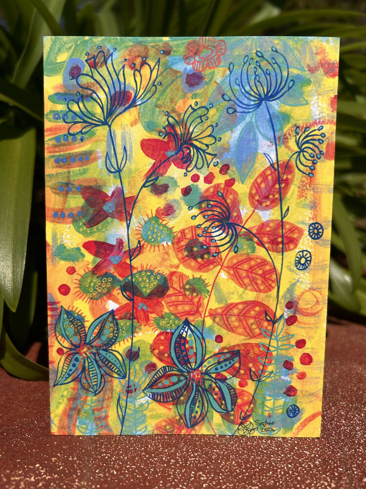 Joyful Coloured Greeting Cards Collection : Sending With Love & Bright Wishes: