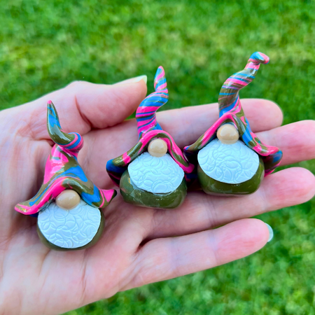 Whimsical gnome trio - Eban, Hakan & Radar