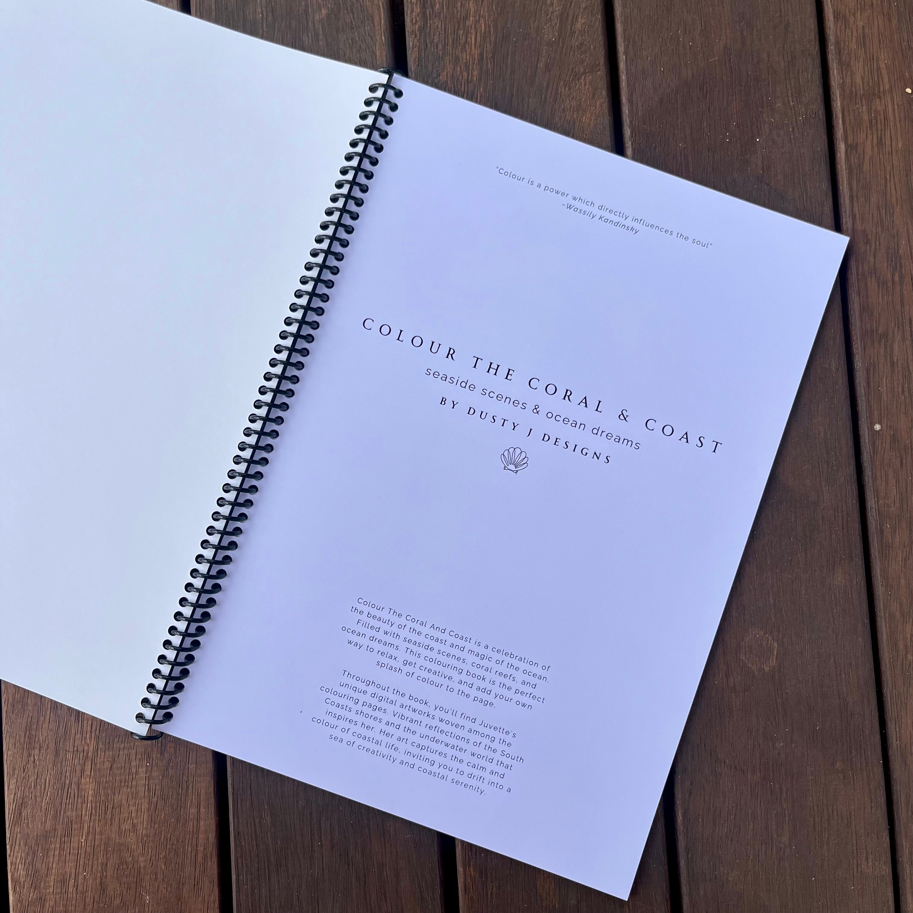 PREORDER Seaside Scenes & Ocean Dreams Colouring Book