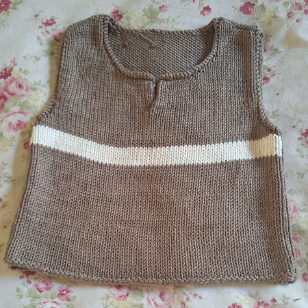 Handknit Toddler Vest