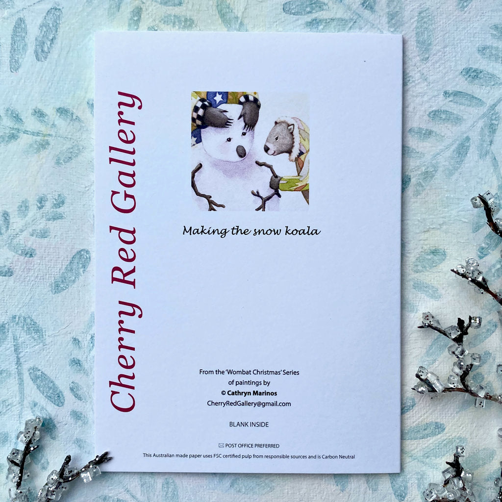 Five Warm-hearted Australian Animal Christmas Cards (xp-msno)