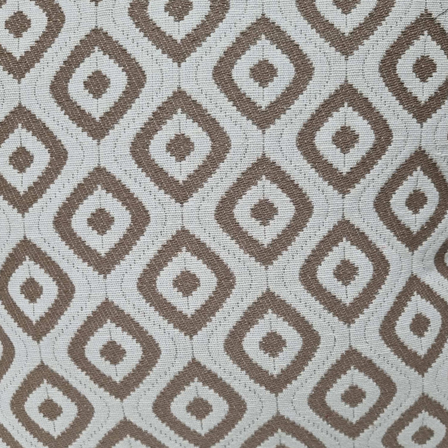 Elegant soft brown and beige jacquard Cushion Cover – Contemporary Luxe 45x45cm