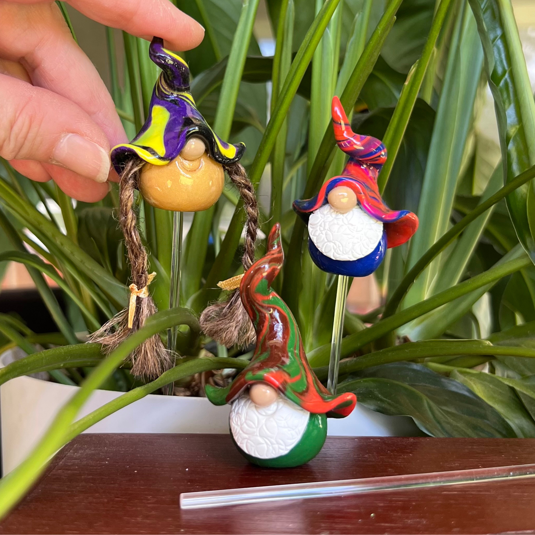 Whimsical gnome trio - Brumble, Fennel & Dottle