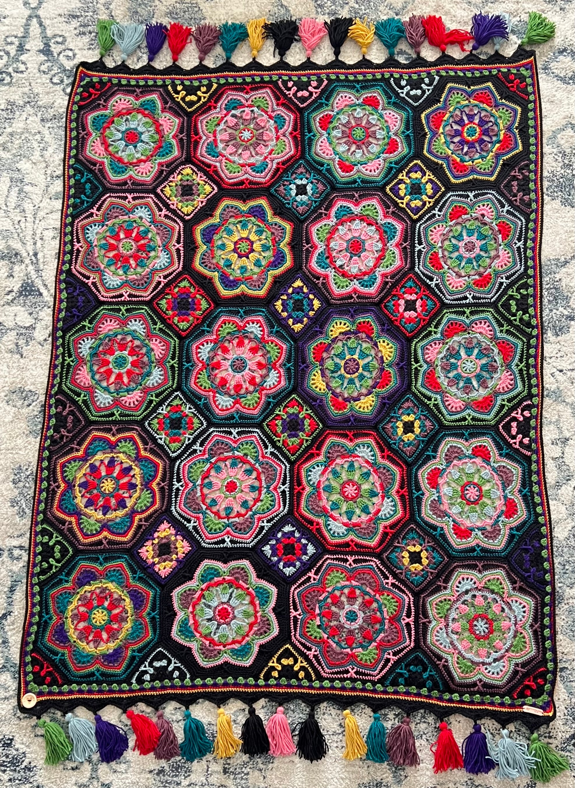 Crochet Persian Tiles Blanket