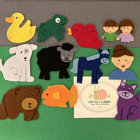 Brown Bear Story Felt Board Set