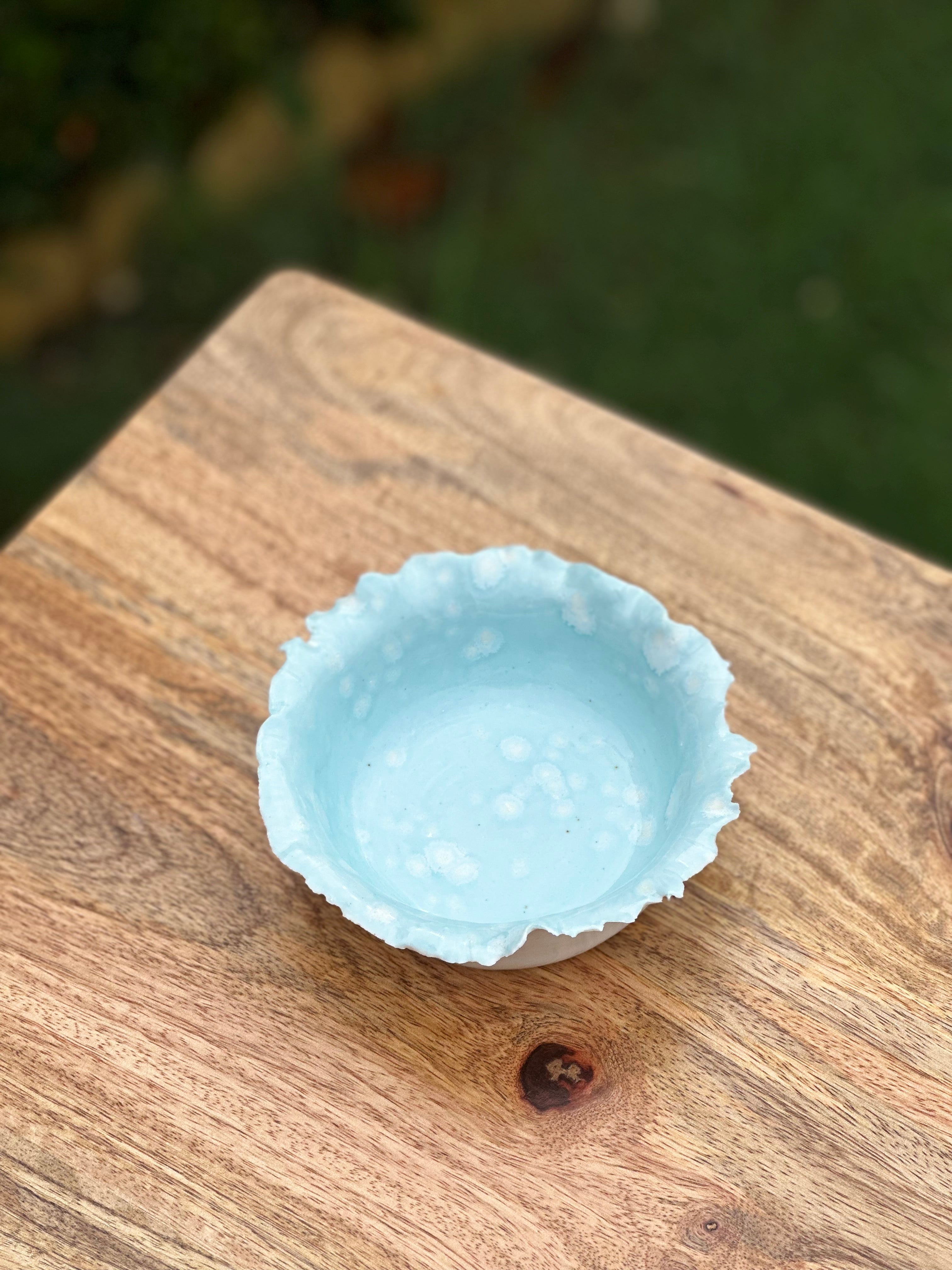 Porcelain Bowl – Tidal Bloom
