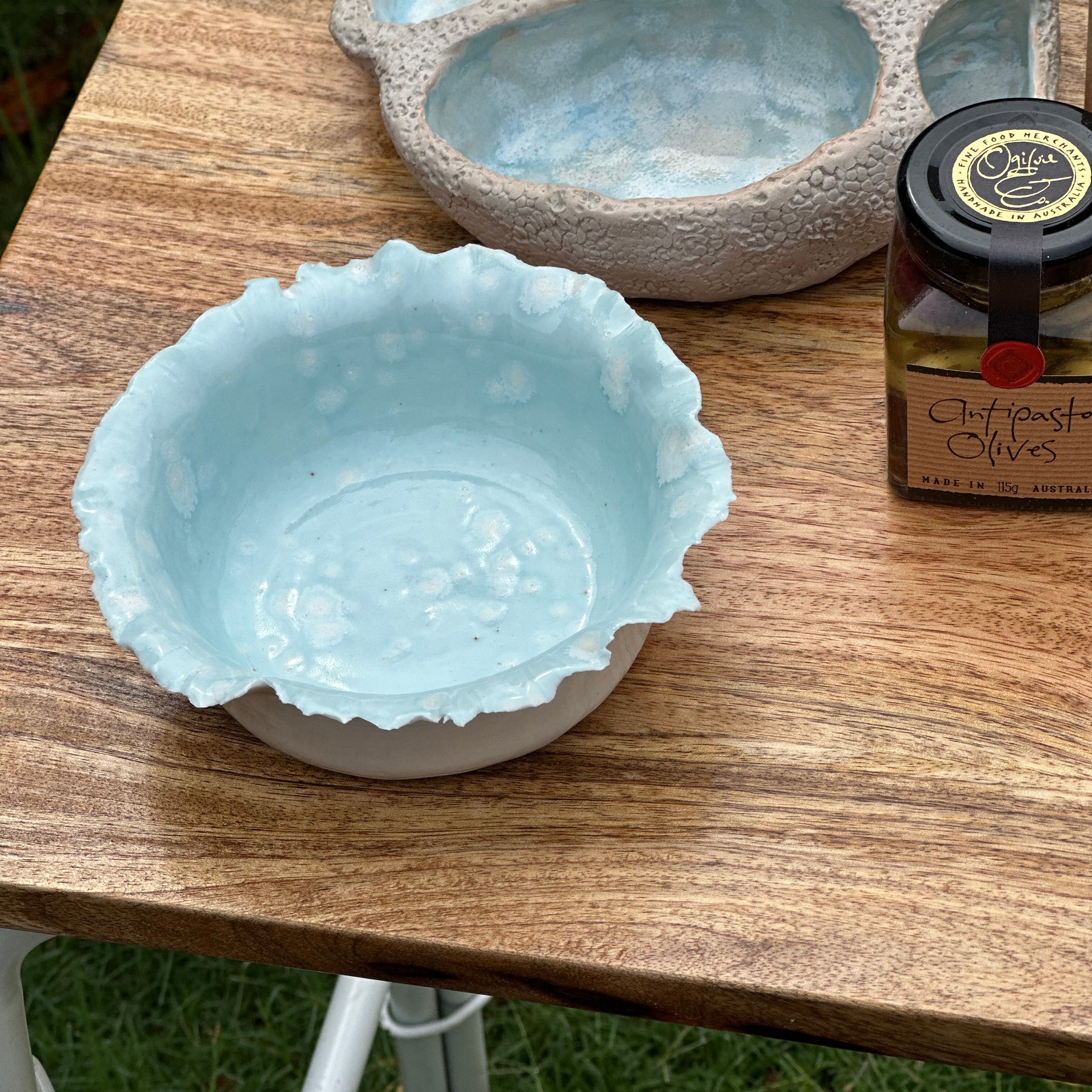Porcelain Bowl – Tidal Bloom