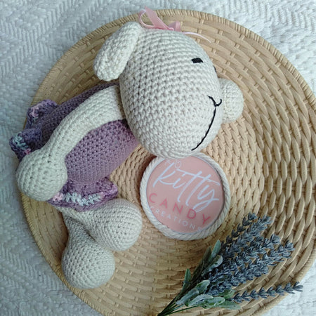 Handmade Crochet Toy Sheep -100% Cotton
