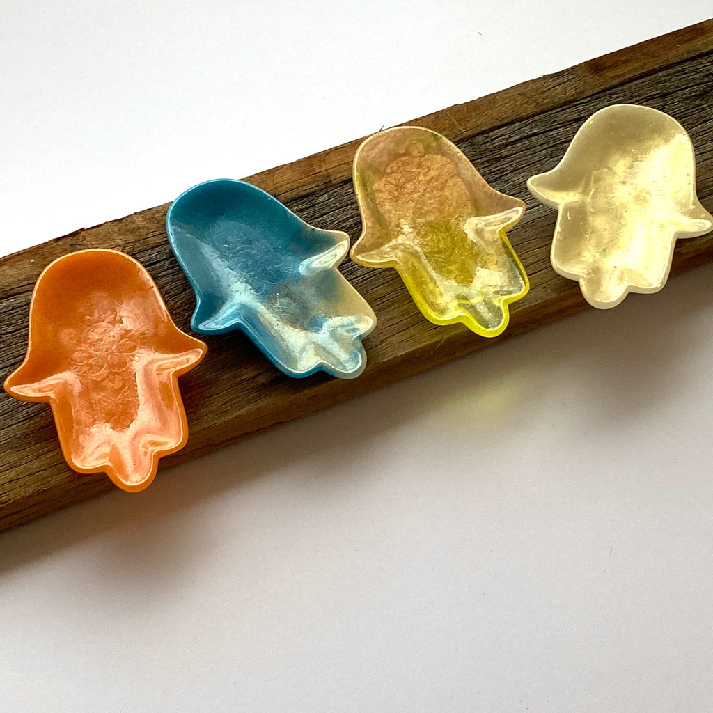 Resin Hamsa Hand trinket dish