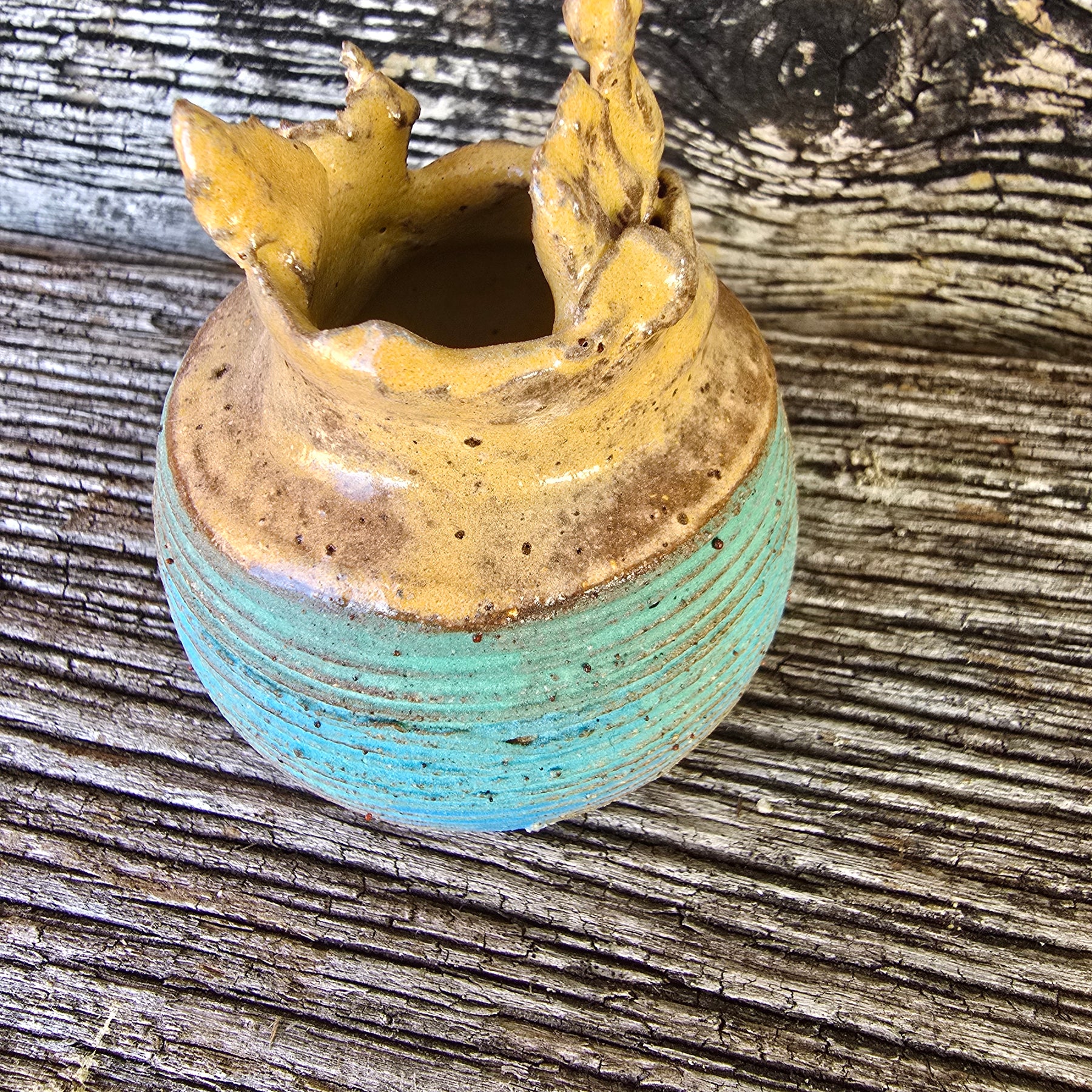 Rustic bud vase